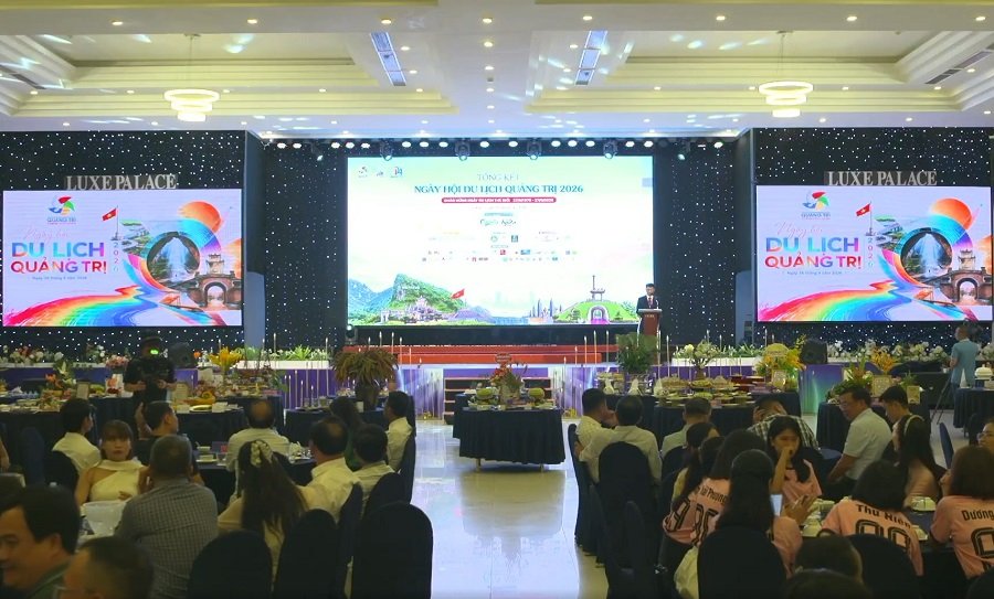 Quang cảnh Gala tổng kết Ng&agrave;y hội Du lịch Quảng Trị