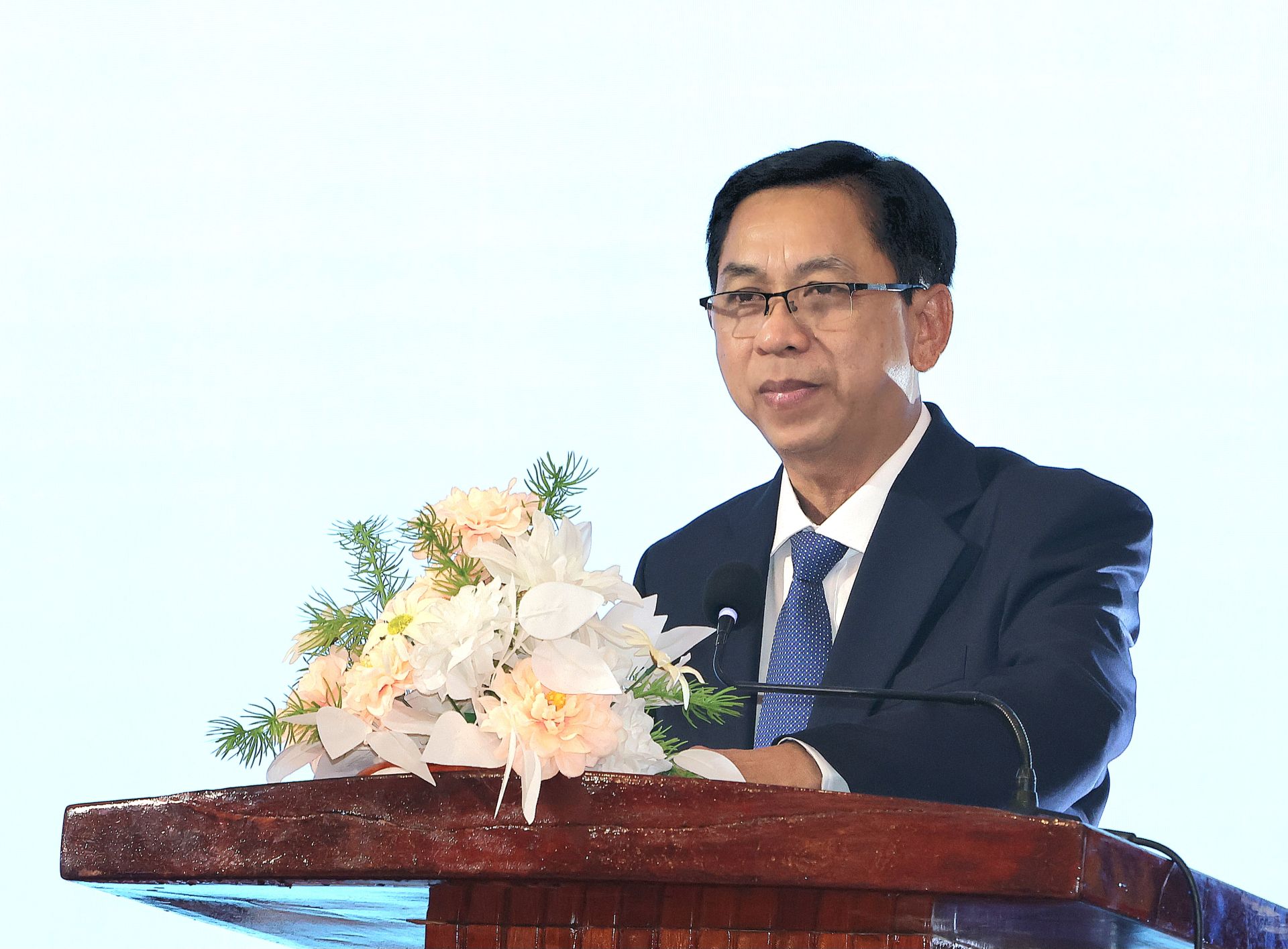 Chủ tịch Hội Xây dựng TP. Cần Thơ, Lê Thành Phiêu phát biểu Chủ tịch Hội Xây dựng TP. Cần Thơ, Lê Thành Phiêu phát biểu