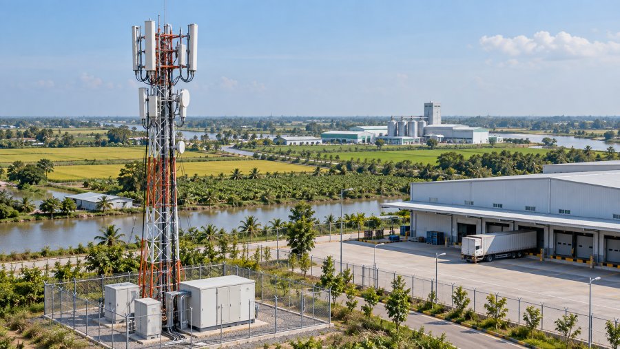 Đồng Tháp đặt mục tiêu phủ sóng 5G tối thiểu 90% địa bàn trong năm 2026, ưu tiên khu công nghiệp, vùng sản xuất nông nghiệp và các điểm du lịch trọng tâm. Đồng Tháp đặt mục tiêu phủ sóng 5G tối thiểu 90% địa bàn trong năm 2026, ưu tiên khu công nghiệp, vùng sản xuất nông nghiệp và các điểm du lịch trọng tâm.