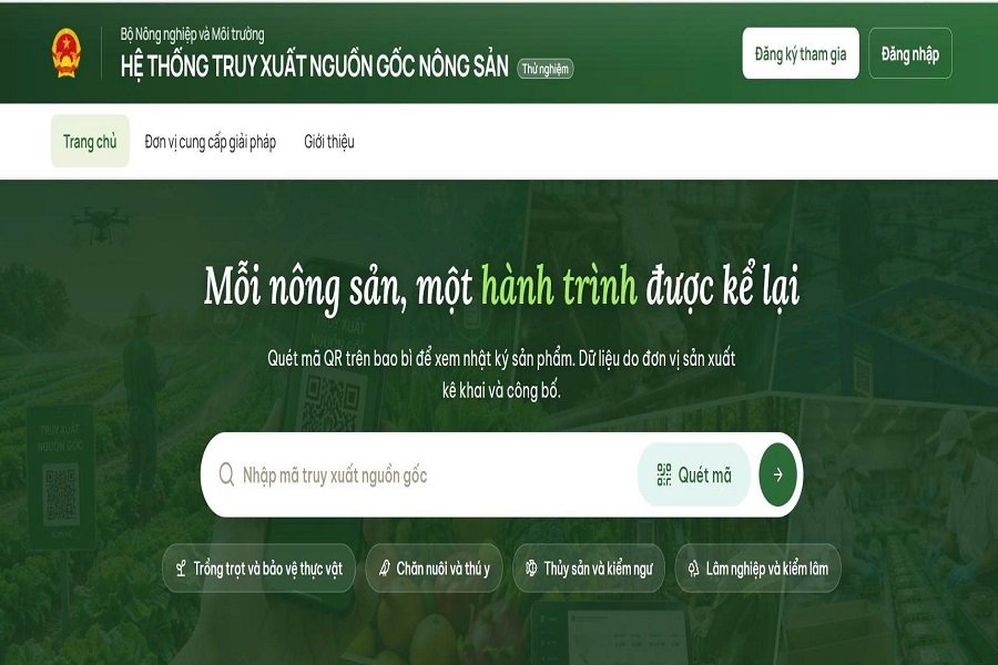 Cục Chuyển đổi số, Bộ N&ocirc;ng nghiệp v&agrave; M&ocirc;i trường đ&atilde; ban h&agrave;nh hướng dẫn kết nối, t&iacute;ch hợp Hệ thống truy xuất nguồn gốc n&ocirc;ng, l&acirc;m, thủy sản với hệ thống TXNG của c&aacute;c cơ quan, đơn vị v&agrave; doanh nghiệp. (Ảnh: Minh họa)