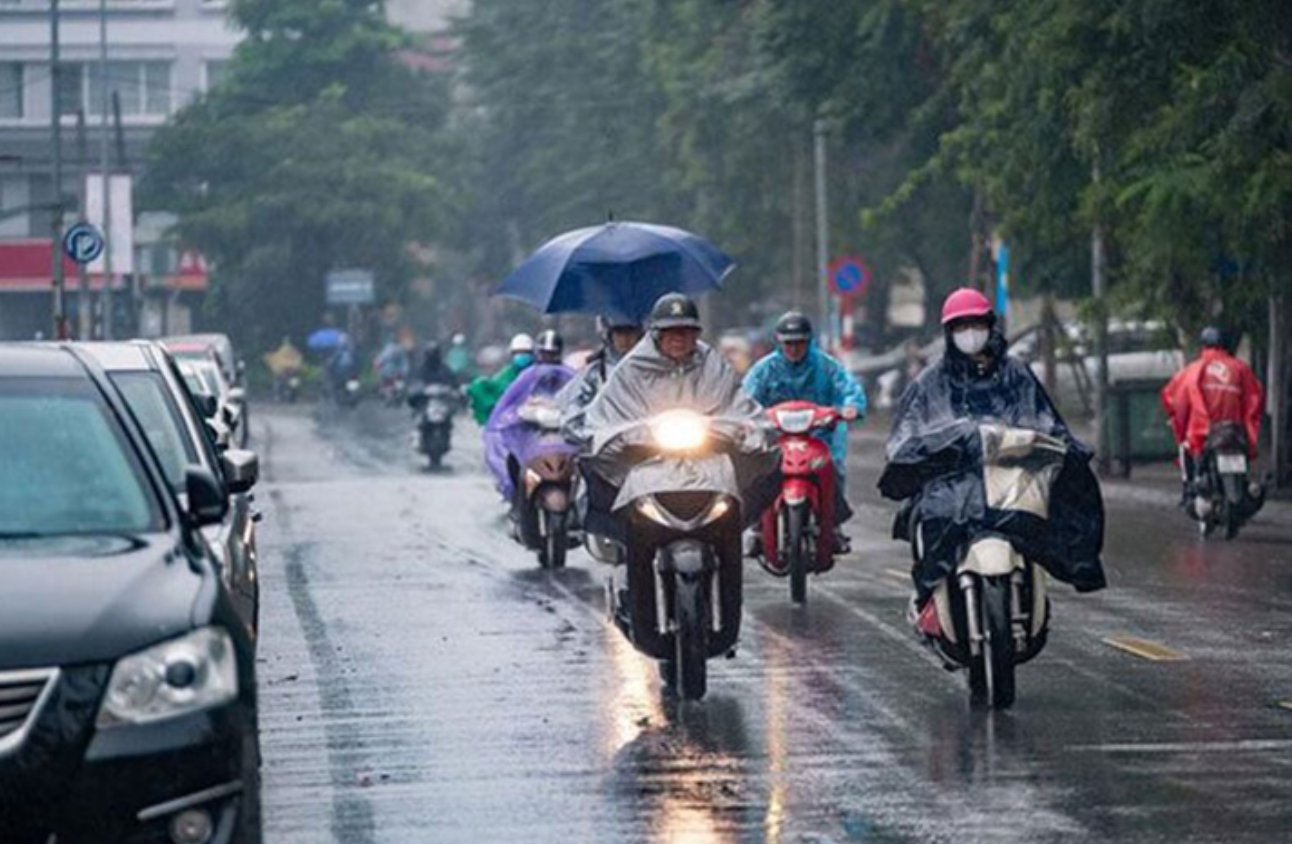 Miền Bắc đ&oacute;n kh&ocirc;ng kh&iacute; lạnh, nhiệt độ giảm k&egrave;m mưa d&ocirc;ng