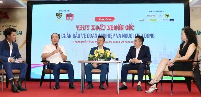 To&agrave;n cảnh tọa đ&agrave;m &ldquo;Truy xuất nguồn gốc &ndash; L&aacute; chắn bảo vệ doanh nghiệp v&agrave; người ti&ecirc;u d&ugrave;ng&rdquo;, tổ chức ng&agrave;y 9/9/2026 tại TP.HCM. Ảnh: Trang TTĐT Bộ CT