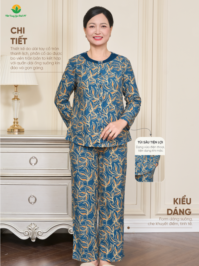 B50.6138 nổi bật với chất cotton rayon v&agrave; hệ họa tiết r&otilde; n&eacute;t