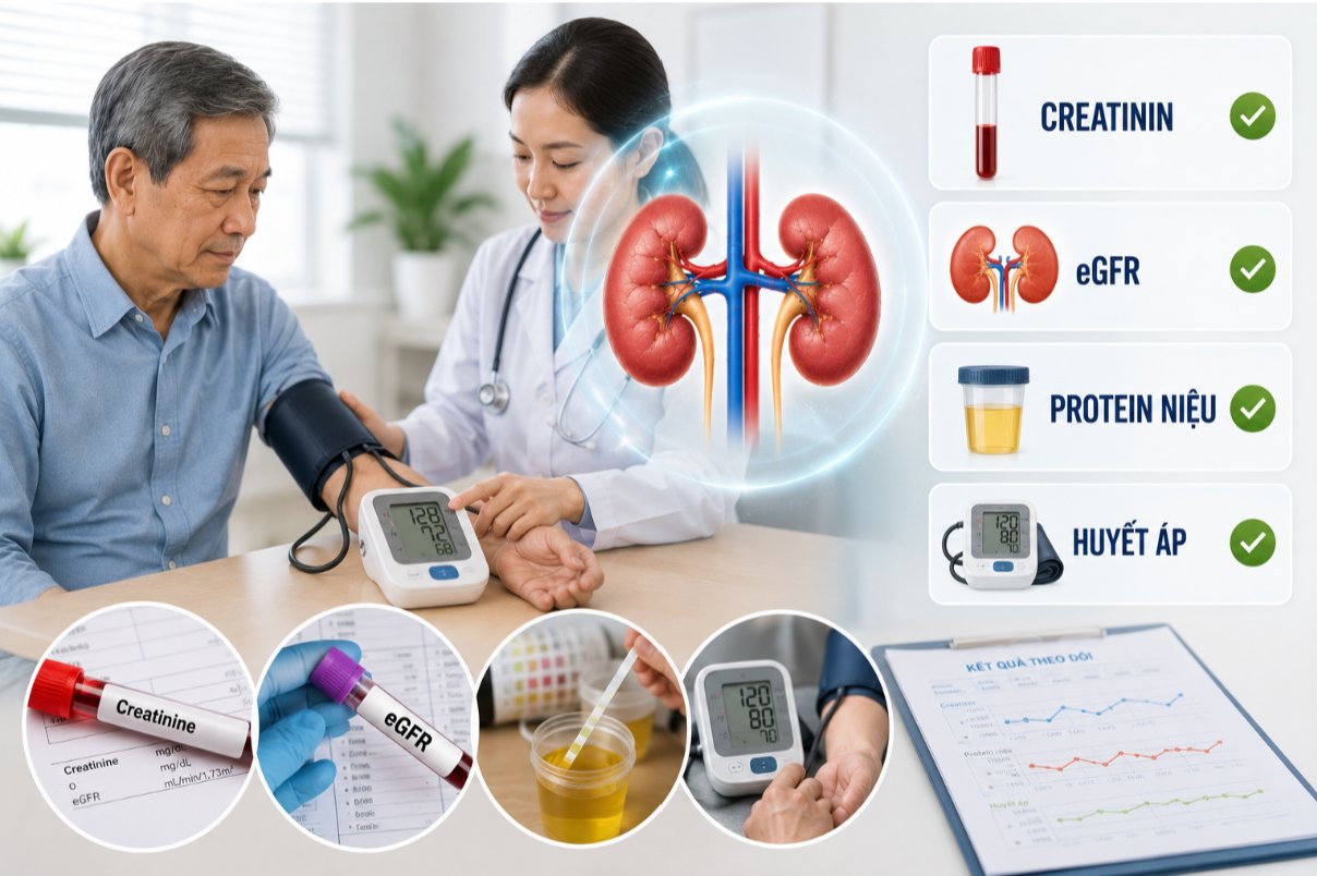 Kiểm so&aacute;t huyết &aacute;p, đường huyết v&agrave; tu&acirc;n thủ điều trị l&agrave; yếu tố then chốt trong điều trị suy thận độ 3