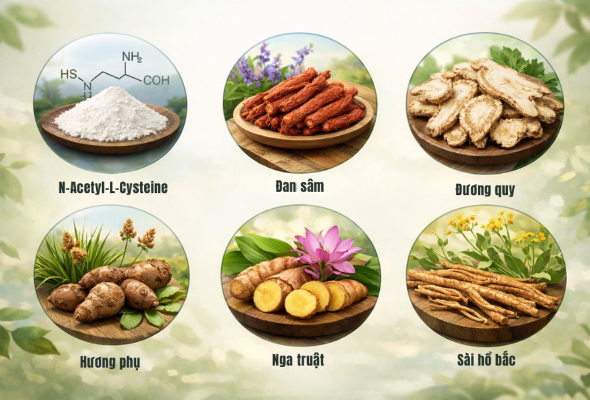 Một số thảo dược và hoạt chất tốt cho người có kinh nguyệt không đều Một số thảo dược và hoạt chất tốt cho người có kinh nguyệt không đều