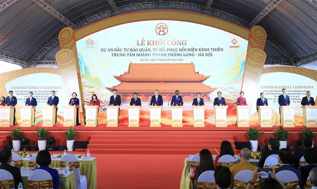 To&agrave;n cảnh lễ khởi c&ocirc;ng