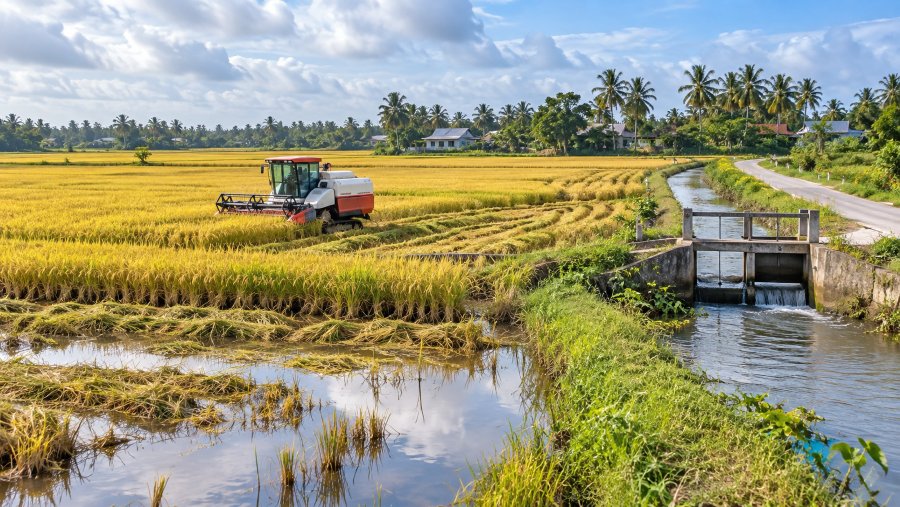 UBND tỉnh đã chỉ đạo các ngành chức năng huy động lực lượng hỗ trợ người dân thu hoạch lúa, khẩn trương tháo úng và thống kê thiệt hại. UBND tỉnh đã chỉ đạo các ngành chức năng huy động lực lượng hỗ trợ người dân thu hoạch lúa, khẩn trương tháo úng và thống kê thiệt hại.