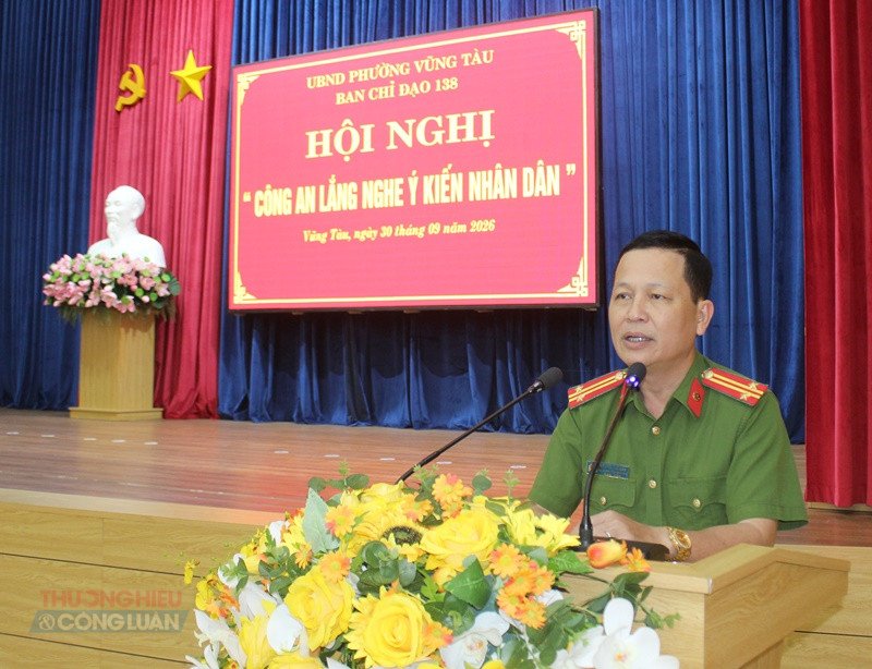 Trung t&aacute; Nguyễn Thế Nam, Ph&oacute; trưởng C&ocirc;ng an phường Vũng T&agrave;u