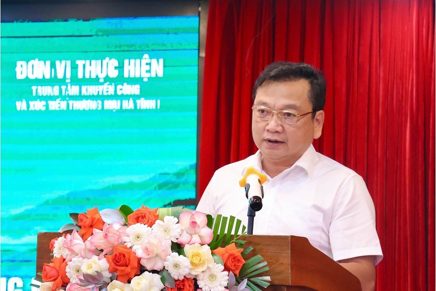 Phó Chủ tịch UBND tỉnh Hà Tĩnh Hồ Huy Thành phát biểu khai mạc hội nghị Phó Chủ tịch UBND tỉnh Hà Tĩnh Hồ Huy Thành phát biểu khai mạc hội nghị