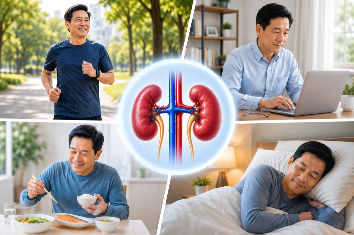 Ở những giai đoạn đầu, người c&oacute; chức năng thận k&eacute;m vẫn sinh hoạt b&igrave;nh thường