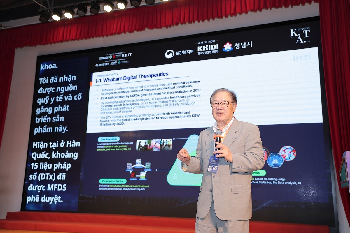 GS.TS Tai-Myoung Chung, Giám đốc Tập đoàn Hippo T&C - Giáo sư danh dự, Đại học Sungkyunkwan chia sẻ tại hội thảo GS.TS Tai-Myoung Chung, Giám đốc Tập đoàn Hippo T&C - Giáo sư danh dự, Đại học Sungkyunkwan chia sẻ tại hội thảo