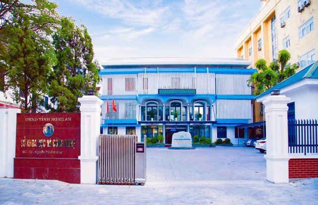 ụ sở Sở Khoa học và Công nghệ Nghệ An tại 75A Nguyễn Thị Minh Khai. ụ sở Sở Khoa học và Công nghệ Nghệ An tại 75A Nguyễn Thị Minh Khai.