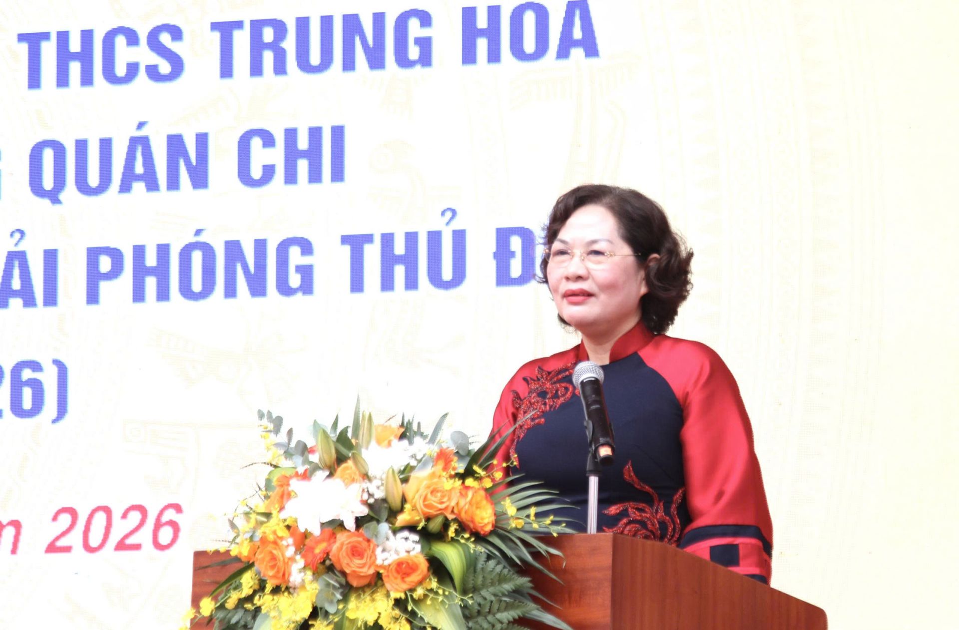 Phó Chủ tịch Quốc hội Nguyễn Thị Hồng phát biểu tại lễ khánh thành 3 công trình giáo dục của phường Yên Hòa. Phó Chủ tịch Quốc hội Nguyễn Thị Hồng phát biểu tại lễ khánh thành 3 công trình giáo dục của phường Yên Hòa.