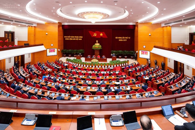 Hội nghị lần thứ tư Ban Chấp h&agrave;nh Trung ương Đảng kho&aacute; XIV khai mạc tại Thủ đ&ocirc; H&agrave; Nội, s&aacute;ng 05/10/2026 - Ảnh: chinhphu.vn/Nhật Bắc