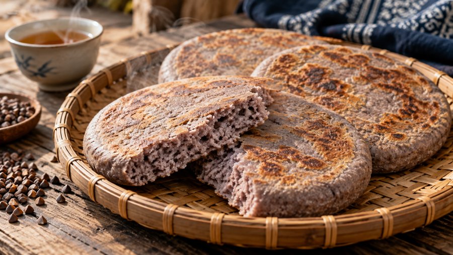 B&aacute;nh tam gi&aacute;c mạch &ndash; vị b&ugrave;i của hạt, hơi ấm của chợ phi&ecirc;n