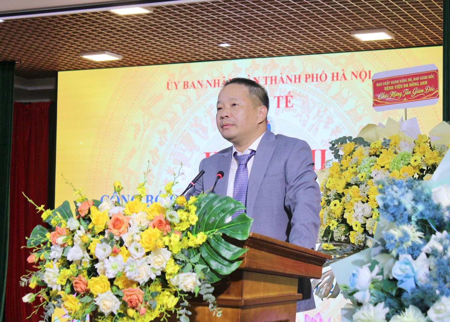 BSCKII.Cao Đức Chinh - Giám đốc bệnh viện phát biểu nhận nhiệm vụ BSCKII.Cao Đức Chinh - Giám đốc bệnh viện phát biểu nhận nhiệm vụ