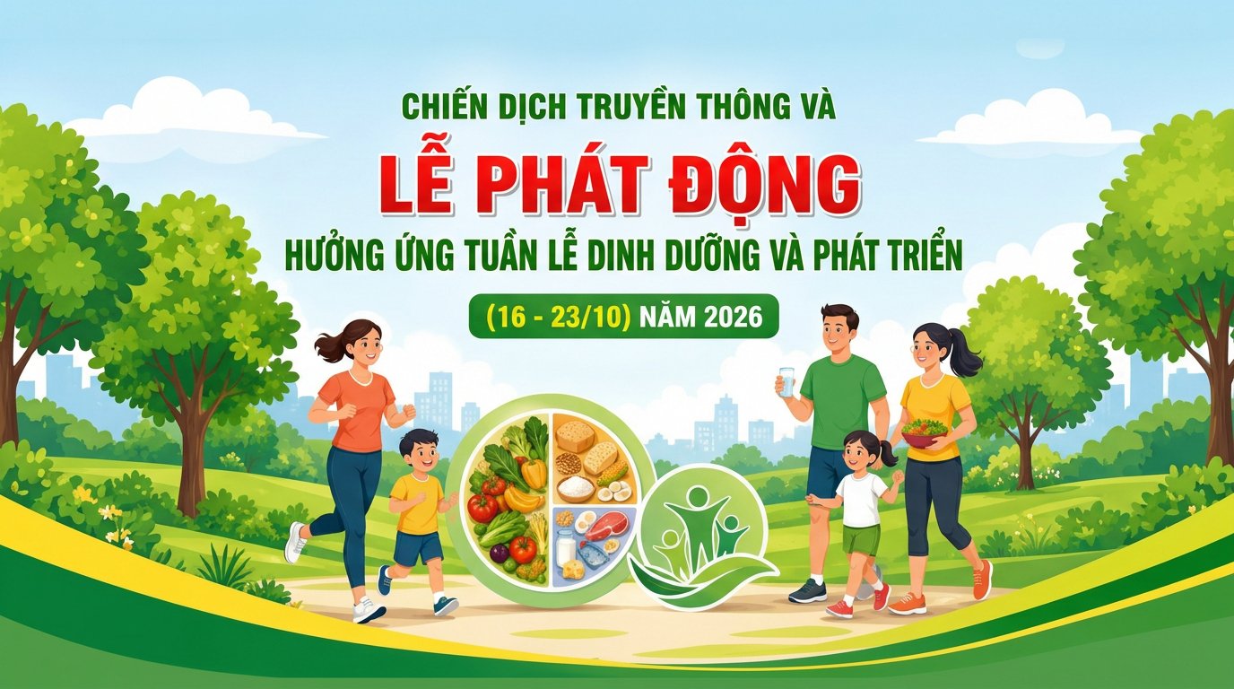 Lễ phát động hưởng ứng Tuần lễ Dinh dưỡng và Phát triển cấp tỉnh năm 2026 sẽ được tổ chức trong từ 8 giờ ngày 16/10/2026, tại Hội trường UBND xã Pha Long Lễ phát động hưởng ứng Tuần lễ Dinh dưỡng và Phát triển cấp tỉnh năm 2026 sẽ được tổ chức trong từ 8 giờ ngày 16/10/2026, tại Hội trường UBND xã Pha Long