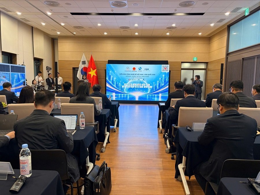 Toàn cảnh Diễn đàn Công nghệ số Việt Nam - Hàn Quốc 2026. Toàn cảnh Diễn đàn Công nghệ số Việt Nam - Hàn Quốc 2026.