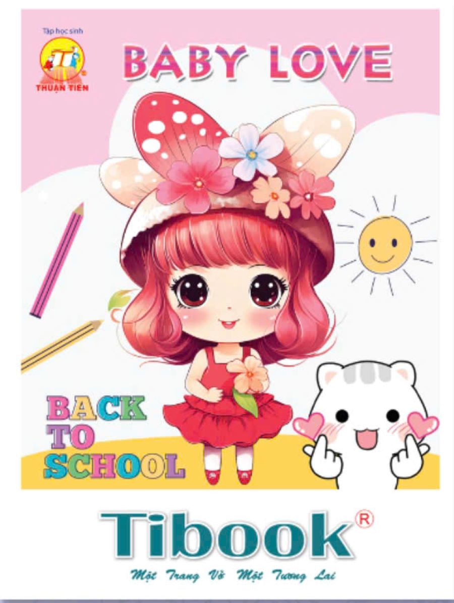 D&ograve;ng tập Baby Love ra đời năm 2001, hướng đến việc hạn chế lem mực v&agrave; thấm sang mặt sau khi học sinh luyện viết