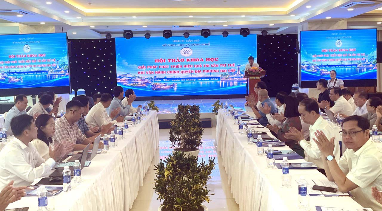 Hội thảo khoa học Giải pháp phát triển hiêuj quả tài sản trí tuệ khi vận hành chính quyền địa phương hai cấp Hội thảo khoa học Giải pháp phát triển hiêuj quả tài sản trí tuệ khi vận hành chính quyền địa phương hai cấp