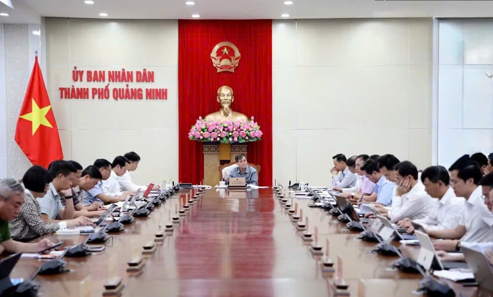 Ông Bùi Văn Khắng, Phó Bí thư Thành ủy, Chủ tịch UBND thành phố Quảng Ninh chủ trì và kết luận cuộc họp Ông Bùi Văn Khắng, Phó Bí thư Thành ủy, Chủ tịch UBND thành phố Quảng Ninh chủ trì và kết luận cuộc họp