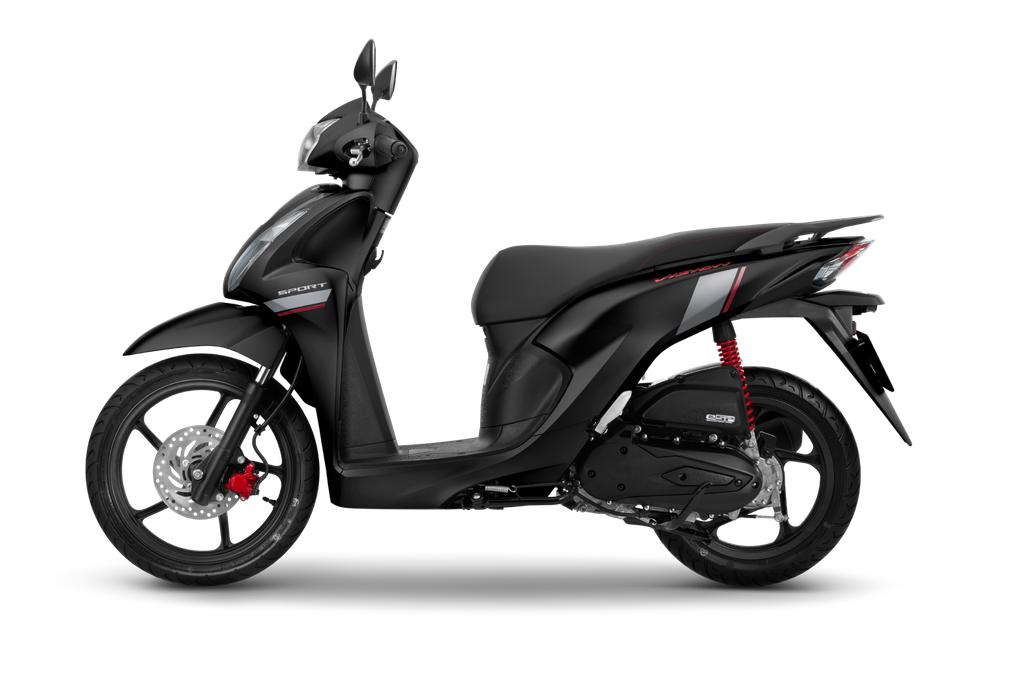 Honda Vision 2026 được l&agrave;m mới với bộ sưu tập m&agrave;u sắc hiện đại, tiếp tục sử dụng động cơ eSP 110cc. (Ảnh: Honda Việt Nam)