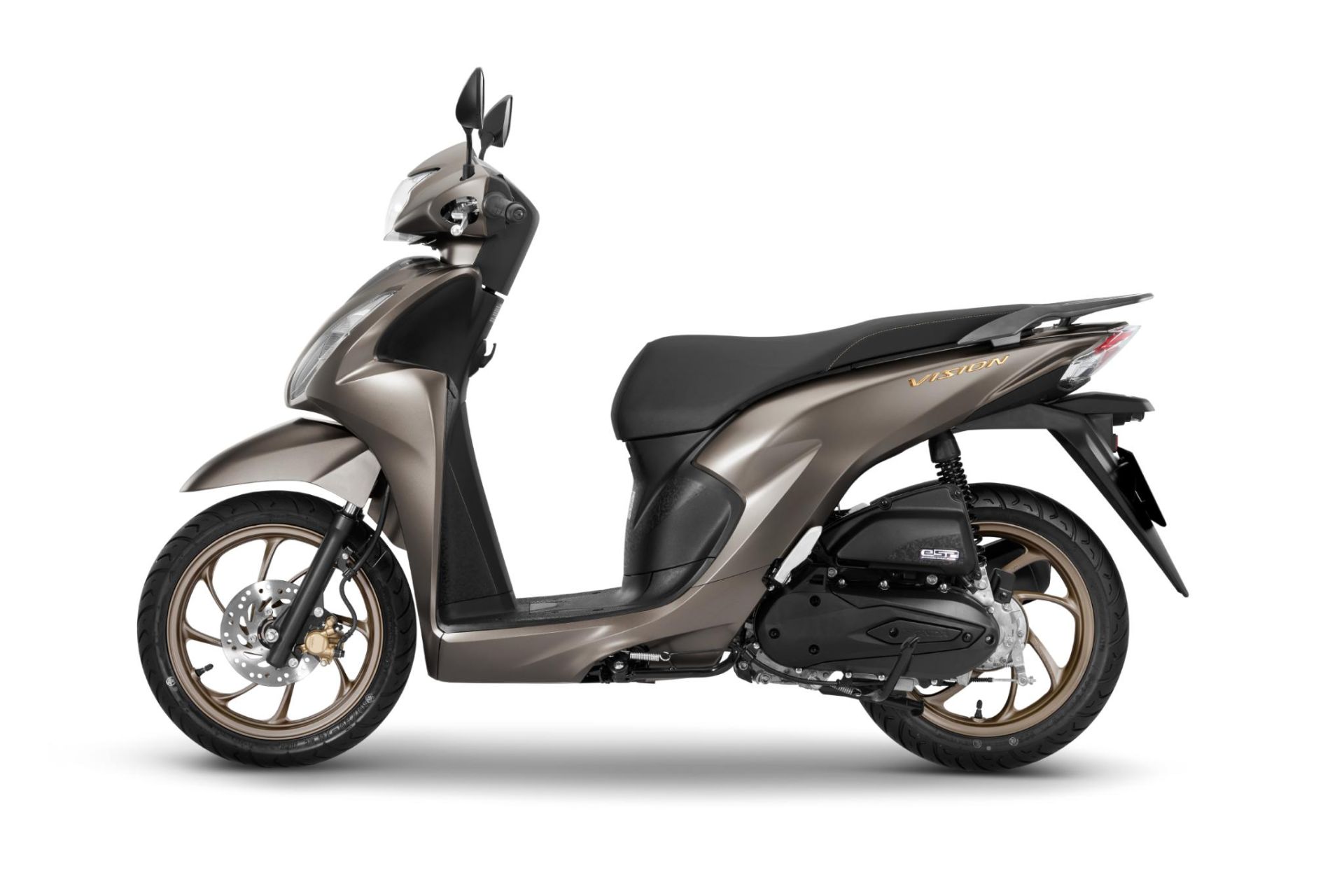 Honda Vision 2026 được l&agrave;m mới với bộ sưu tập m&agrave;u sắc hiện đại, tiếp tục sử dụng động cơ eSP 110cc. (Ảnh: Honda Việt Nam)