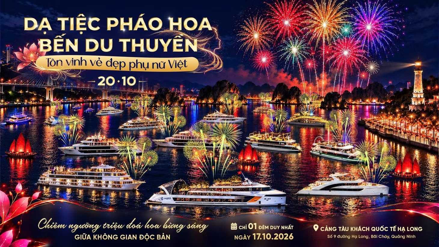 Chương trình hứa hẹn mang đến màn trình diễn ánh sáng độc đáo bên bờ di sản Vịnh Hạ Long Chương trình hứa hẹn mang đến màn trình diễn ánh sáng độc đáo bên bờ di sản Vịnh Hạ Long