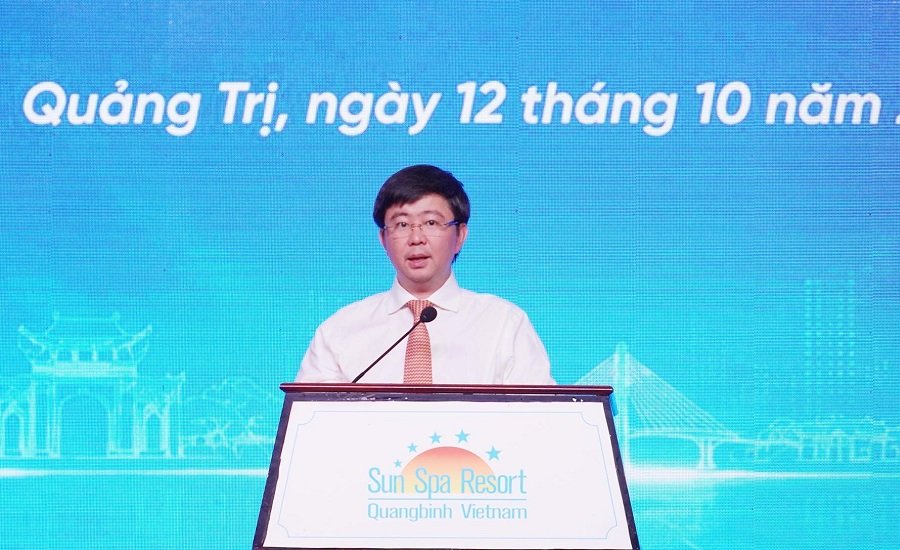 Chủ tịch UBND tỉnh Quảng Trị Bùi Hoàng Phương phát biểu kết luận hội nghị Chủ tịch UBND tỉnh Quảng Trị Bùi Hoàng Phương phát biểu kết luận hội nghị