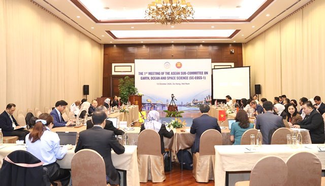 Cuộc họp lần thứ 1 Tiểu ban Khoa học Trái đất, đại dương và vũ trụ (SC-EOSS-1). Ảnh: Truyền thông KHCN Cuộc họp lần thứ 1 Tiểu ban Khoa học Trái đất, đại dương và vũ trụ (SC-EOSS-1). Ảnh: Truyền thông KHCN