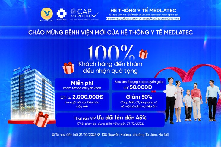 H&agrave;ng ng&agrave;n ưu đ&atilde;i hấp dẫn ch&agrave;o mừng th&agrave;nh vi&ecirc;n mới của Hệ thống Y tế MEDLATEC