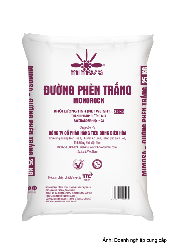 Đường Mimosa &ndash; Một trong ba thương hiệu sản phẩm của AgriS được vinh danh năm 2026.