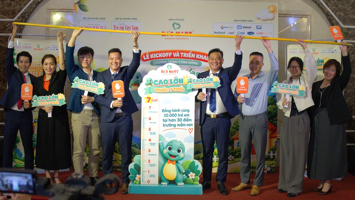 Khởi đ&ocirc;̣ng Chương tr&igrave;nh cộng đồng &ldquo;Cao Lớn Trước 7 Tuổi&rdquo; 2026 - 2027, hướng đ&ecirc;́n 10.000 trẻ m&acirc;̀m non