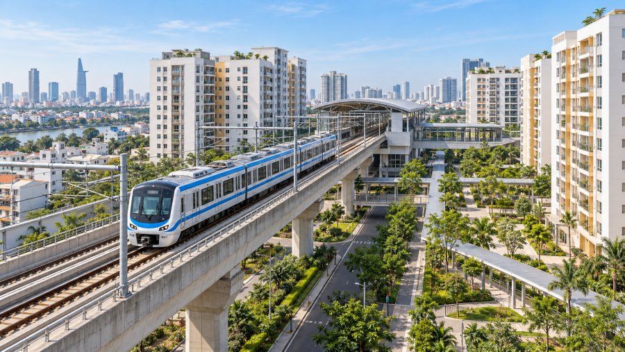 TP.HCM gắn phát triển metro với nhà ở xã hội, mở rộng không gian đô thị TP.HCM gắn phát triển metro với nhà ở xã hội, mở rộng không gian đô thị