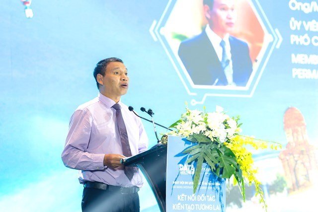 Ông Hồ Kỳ Minh - Ủy viên Ban Thường vụ Thành ủy, Phó Chủ tịch Thường trực UBND TP. Đà Nẵng phát biểu tại Ngày hội Du lịch Quốc tế Đà Nẵng 2026 (DITF 2026). Ảnh: BTC. Ông Hồ Kỳ Minh - Ủy viên Ban Thường vụ Thành ủy, Phó Chủ tịch Thường trực UBND TP. Đà Nẵng phát biểu tại Ngày hội Du lịch Quốc tế Đà Nẵng 2026 (DITF 2026). Ảnh: BTC.