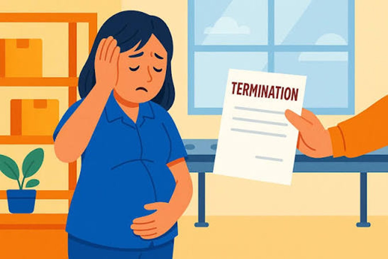 Người sử dụng lao động không được quyền sa thải lao động nữ khi đang mang thai. Người sử dụng lao động không được quyền sa thải lao động nữ khi đang mang thai.