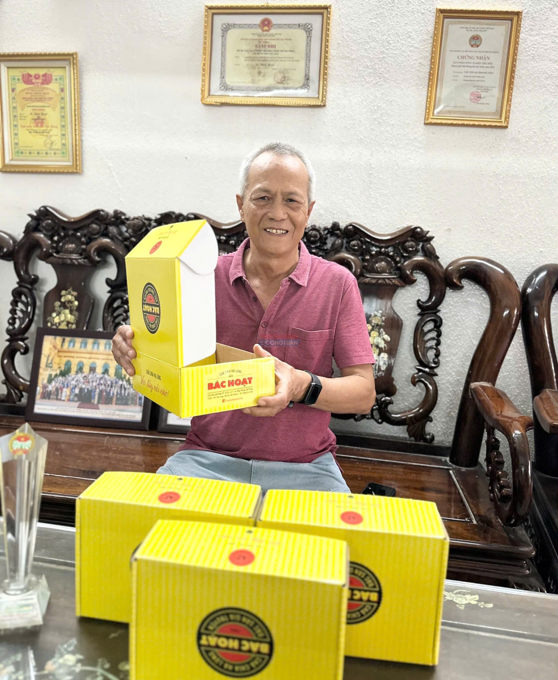 Ông Lê Khắc Hoạt chia sẻ về cơ duyên khai sinh ra món Chả chìa. Ông Lê Khắc Hoạt chia sẻ về cơ duyên khai sinh ra món Chả chìa.