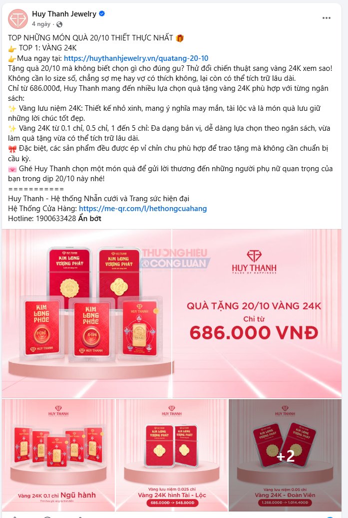 vàng, trang sức là một trong những món quà 20/10 hấp dẫn vàng, trang sức là một trong những món quà 20/10 hấp dẫn