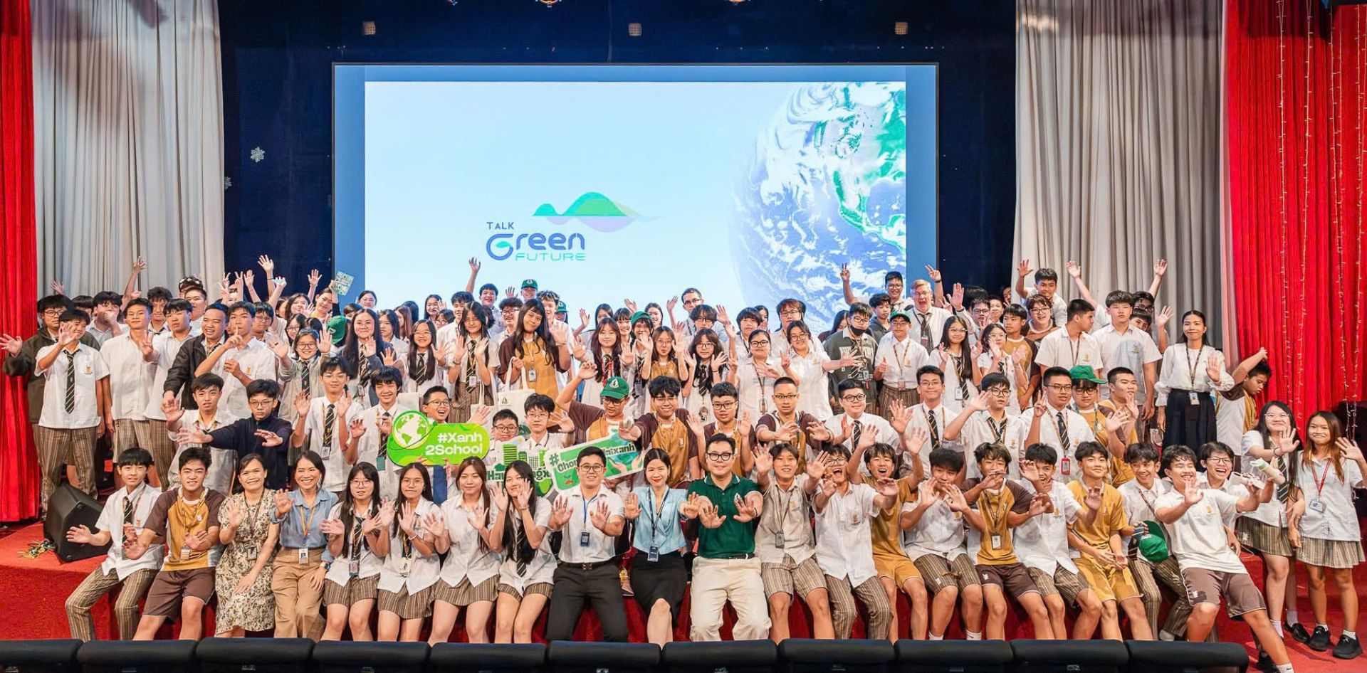 Tiếng nói Xanh gia tăng về quy mô và mức độ hưởng ứng của học sinh trên toàn quốc Tiếng nói Xanh gia tăng về quy mô và mức độ hưởng ứng của học sinh trên toàn quốc