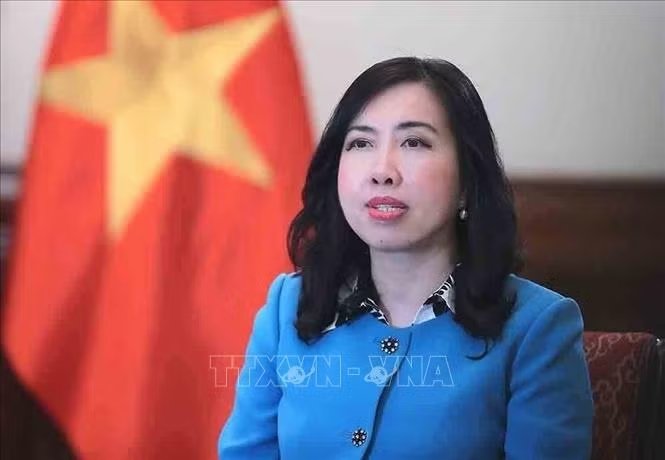 Thứ trưởng Bộ Ngoại giao L&ecirc; Thị Thu Hằng. Ảnh: An Đăng/TTXVN