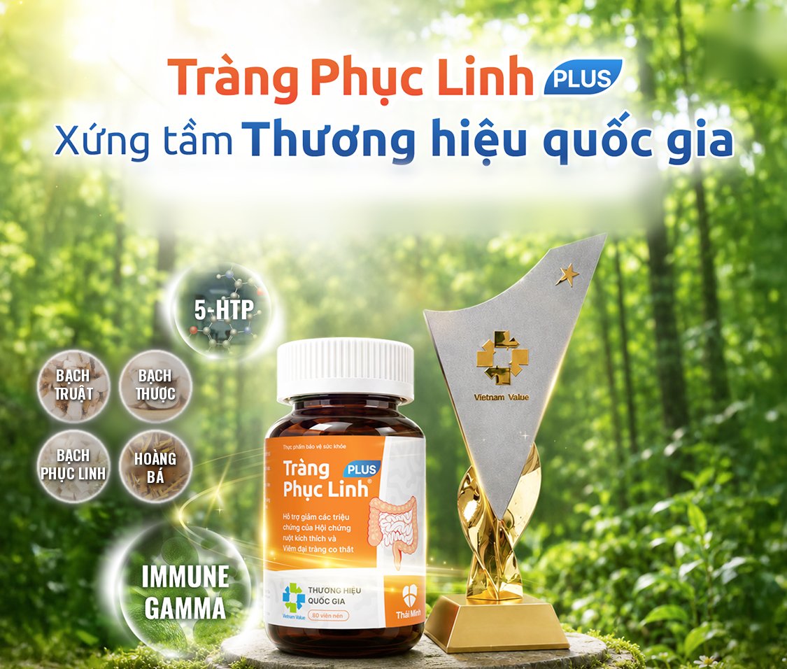 Tr&agrave;ng Phục Linh PLUS được kết hợp 4 thảo dược Việt v&agrave; 2 hoạt chất hiện đạ