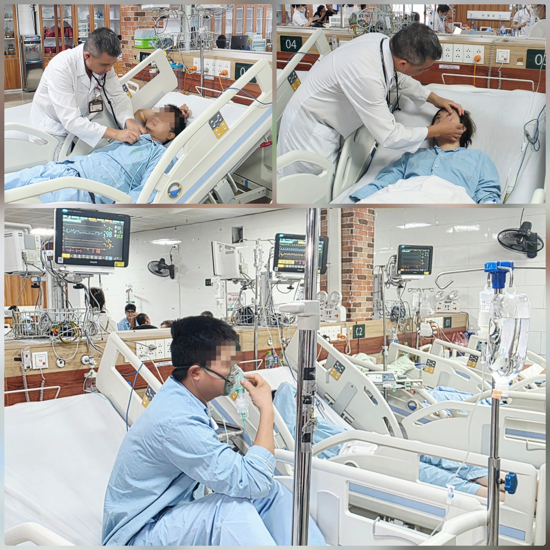 Các nạn nhân khác đang được theo dõi sát để điều trị kịp thời tại Trung tâm Chống độc. Ảnh: Bệnh viện Bạch Mai Các nạn nhân khác đang được theo dõi sát để điều trị kịp thời tại Trung tâm Chống độc. Ảnh: Bệnh viện Bạch Mai