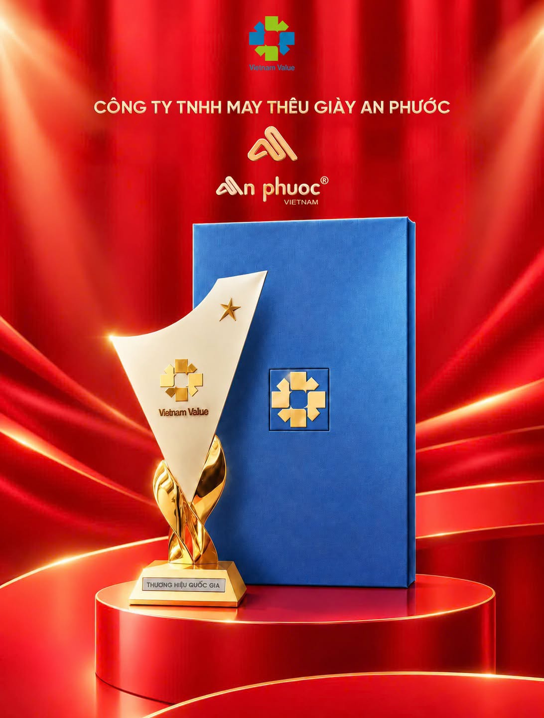 An Phước lần thứ 10 li&ecirc;n tiếp được vinh danh Thương hiệu Quốc gia Việt Nam