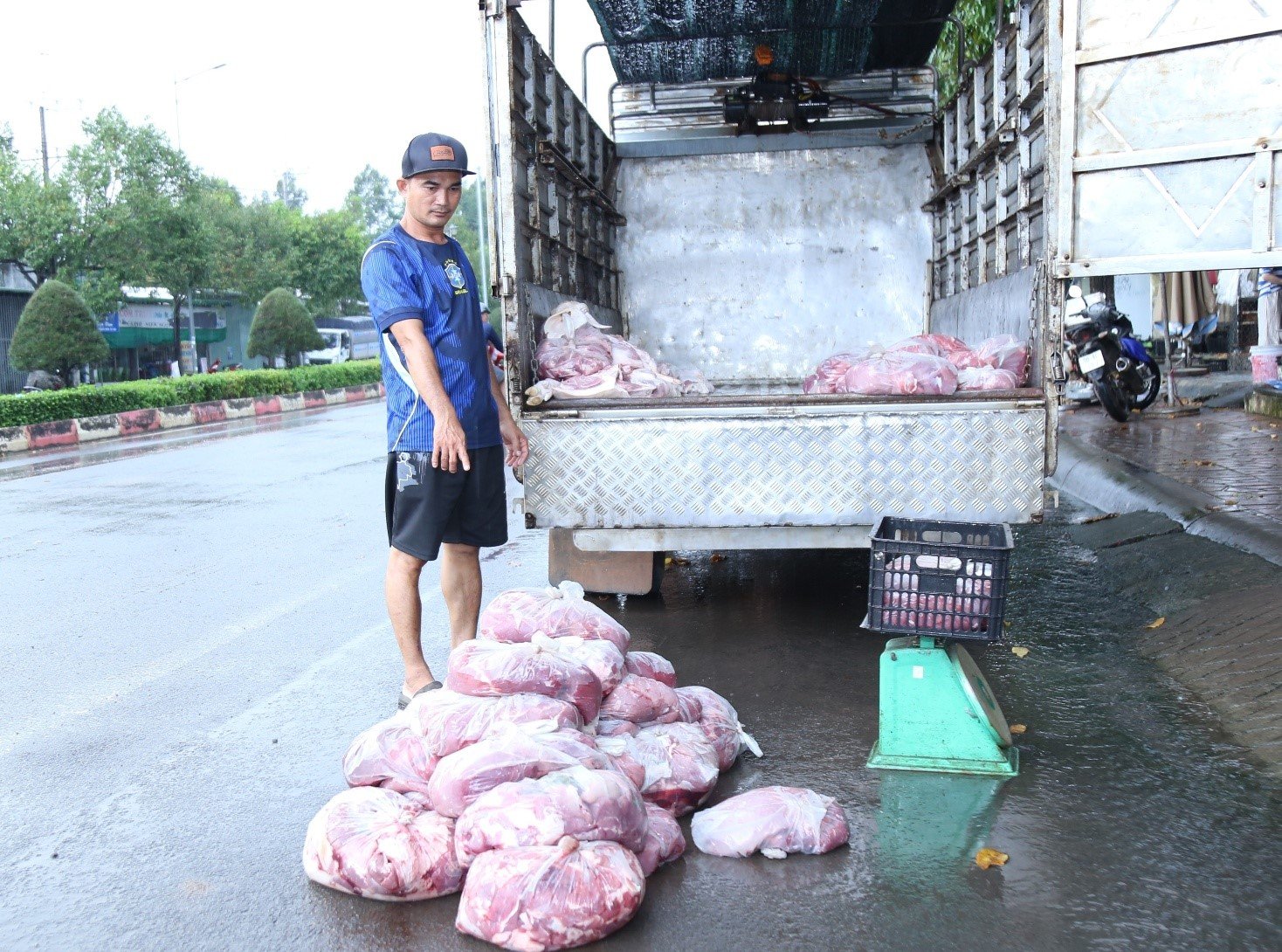 Đối tượng Trịnh Thanh Lâm cung tang vật. Đối tượng Trịnh Thanh Lâm cung tang vật.