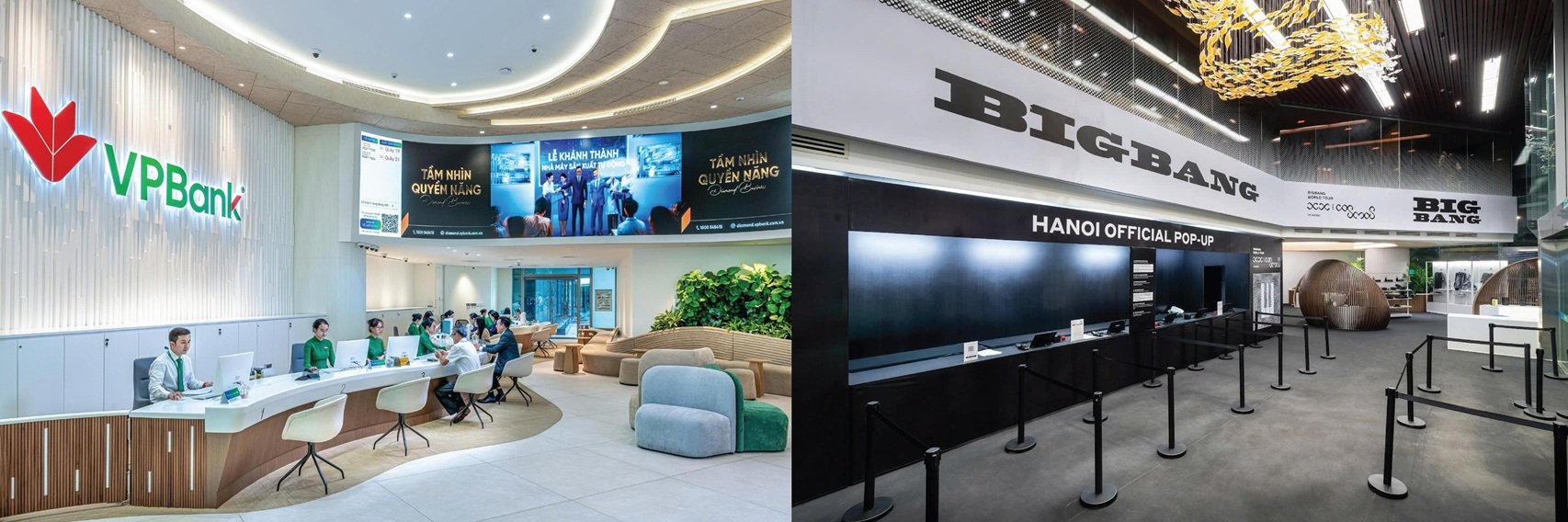 70 mặt h&agrave;ng vật phẩm BIGBANG được b&agrave;y b&aacute;n tại flagship VPBank