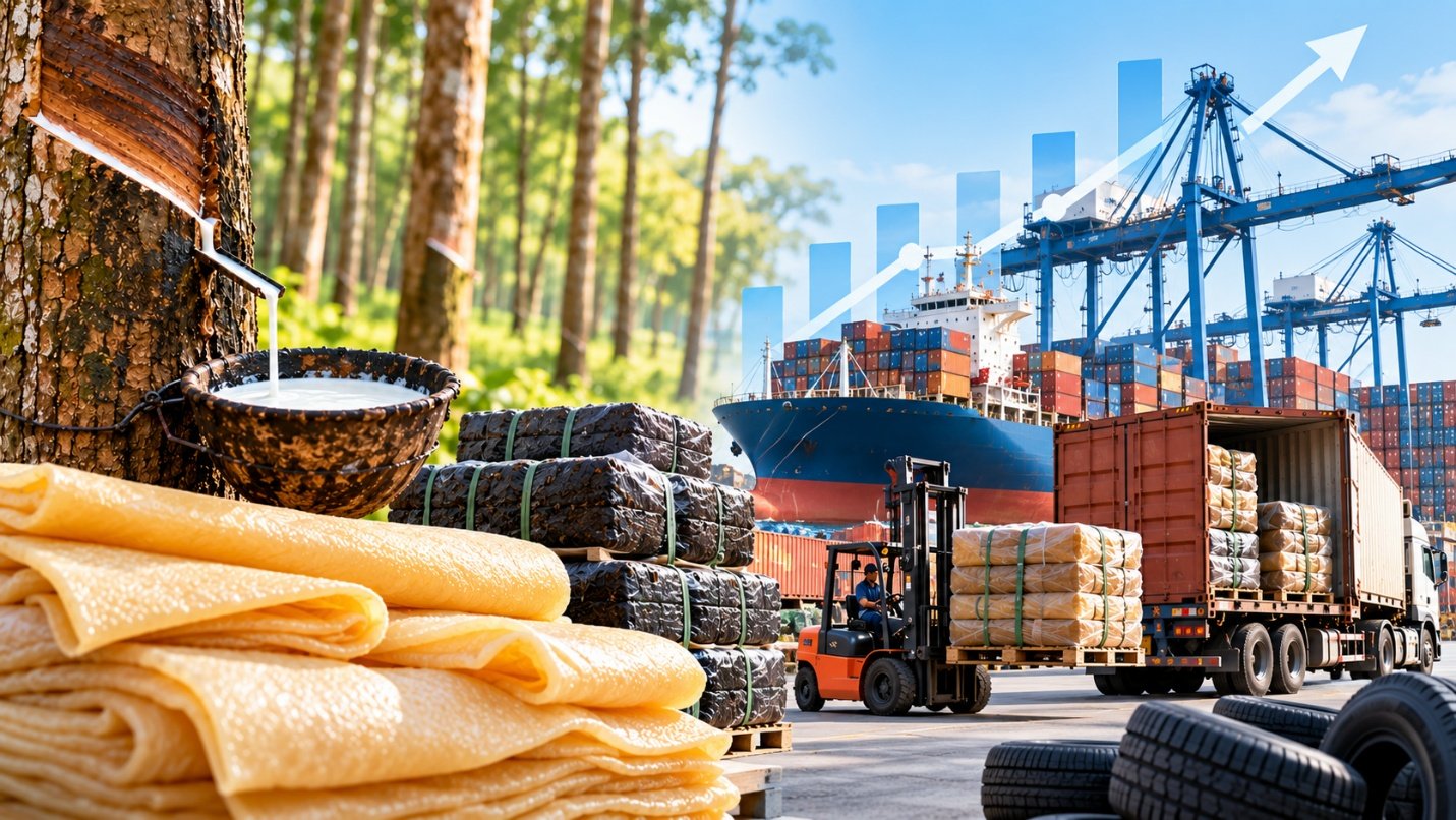Cao su Việt Nam đang chịu sức &eacute;p khi lượng xuất khẩu giảm, d&ugrave; gi&aacute; b&aacute;n b&igrave;nh qu&acirc;n tăng.