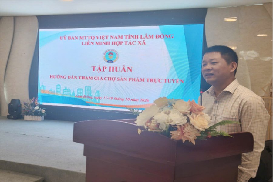 ng Bùi Hoa Thám – Phó Chủ tịch Liên minh HTX tỉnh phát biểu tại lớp tập huấn. ng Bùi Hoa Thám – Phó Chủ tịch Liên minh HTX tỉnh phát biểu tại lớp tập huấn.