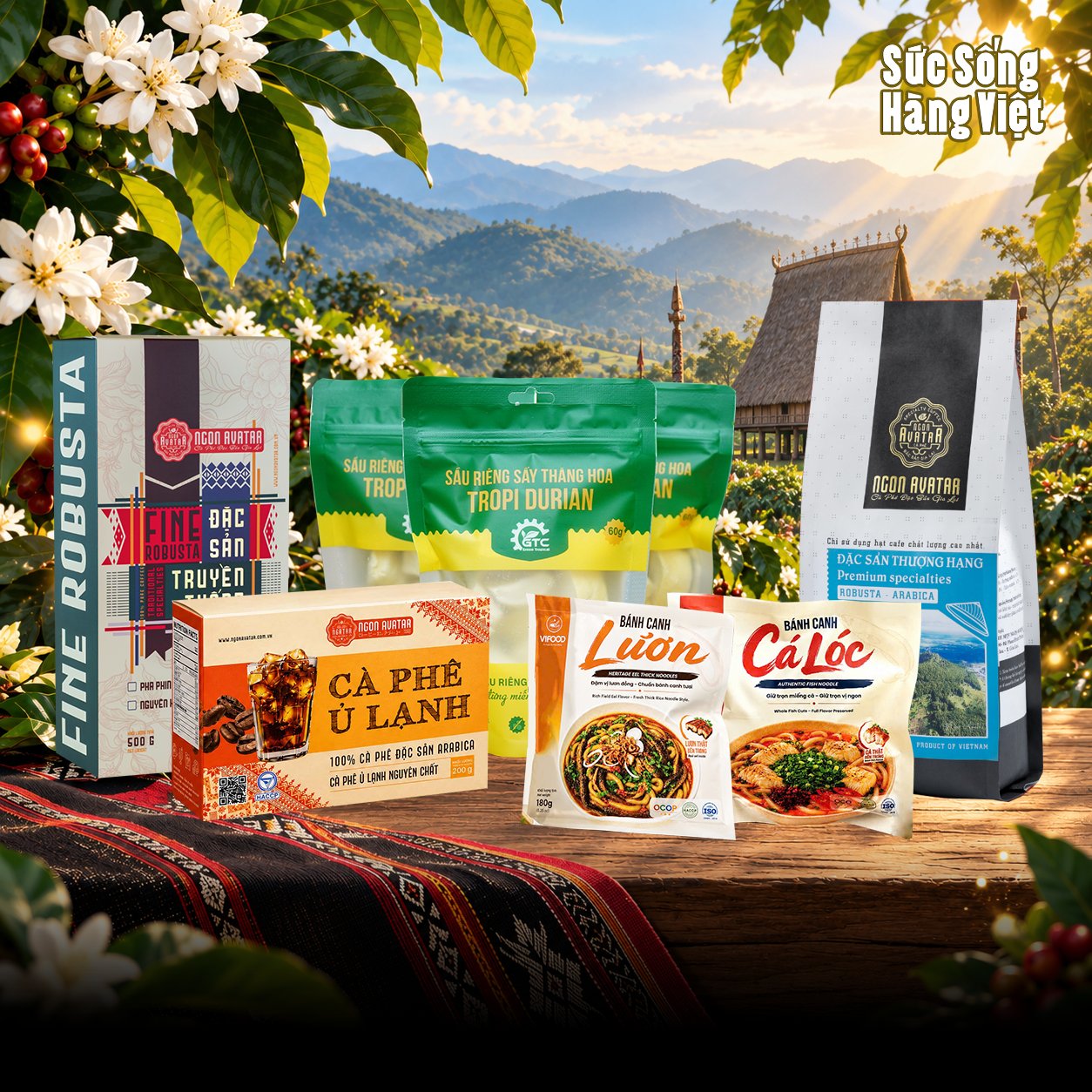 Nhiều n&ocirc;ng sản địa phương được chế biến th&agrave;nh c&aacute;c sản phẩm tiện lợi, g&oacute;p phần gia tăng gi&aacute; trị v&agrave; mở rộng thị trường ti&ecirc;u thụ.