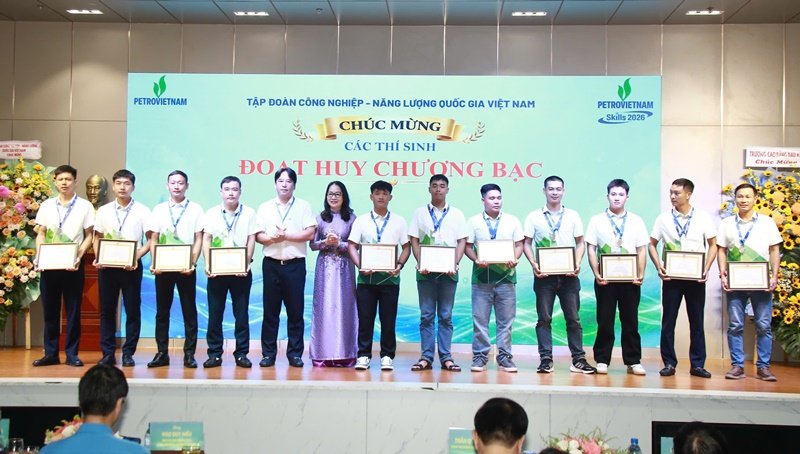 Trao 227 bộ giải thưởng Hội thi Tay nghề Dầu khí lần thứ IX năm 2026 - Hình 1