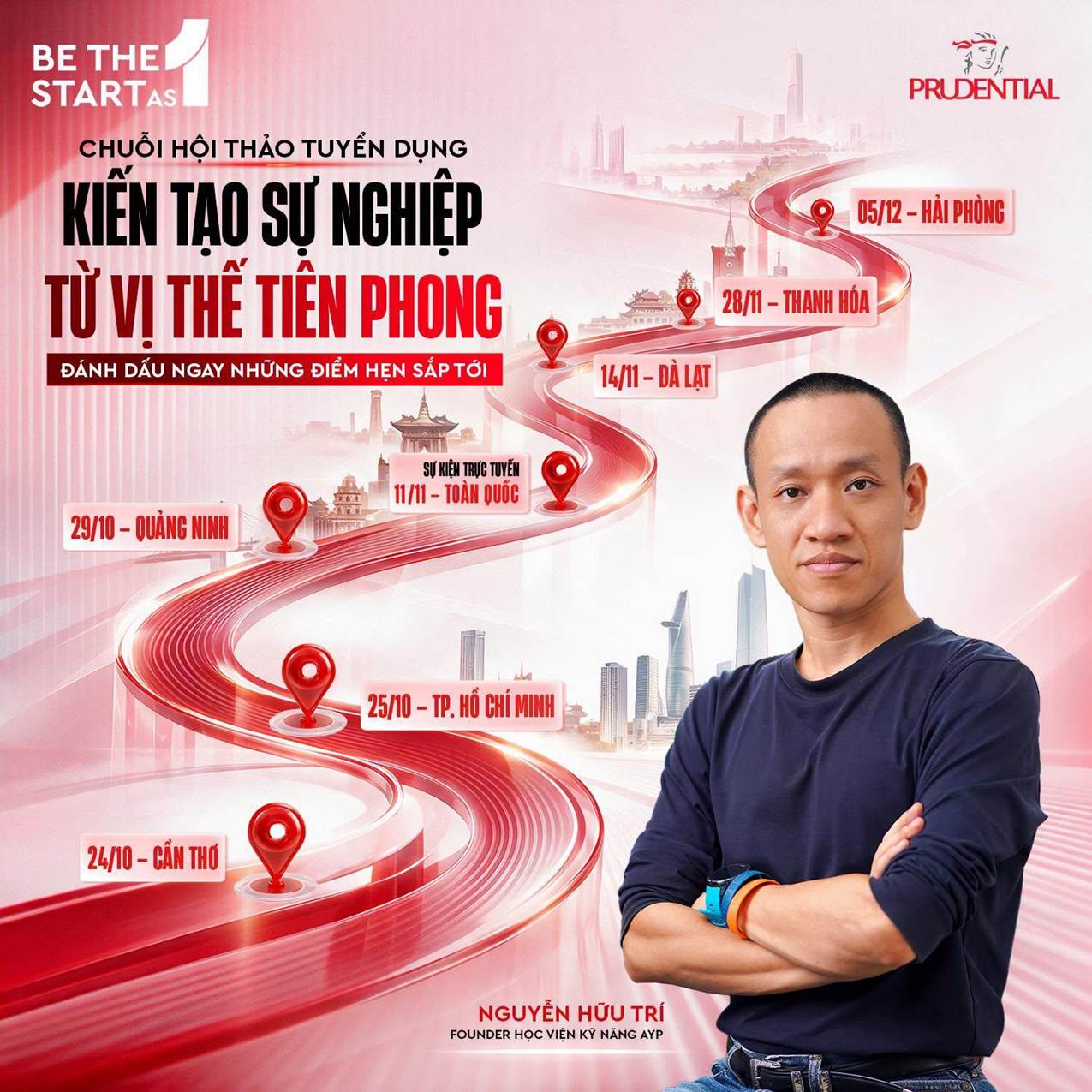 Chuỗi hội thảo “Kiến tạo sự nghiệp từ vị thế tiên phong” mang đến những góc nhìn về định hướng sự nghiệp và cơ hội nghề nghiệp cho người trẻ tại nhiều tỉnh, thành phố... Chuỗi hội thảo “Kiến tạo sự nghiệp từ vị thế tiên phong” mang đến những góc nhìn về định hướng sự nghiệp và cơ hội nghề nghiệp cho người trẻ tại nhiều tỉnh, thành phố...